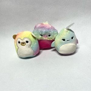 Squishville Mini 2" Squishmallows Lot Of 3 Stuffed PlushToys